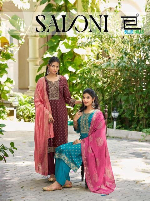 Blue hills saloni 3pcs kurtis wholesale suppliers